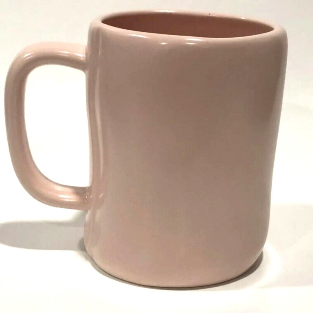 Rae Dunn Mi Amor (My Love) Coffee Tea Cocoa Cup Mug Pink With Gold Letters NEW - Picture 4 of 7